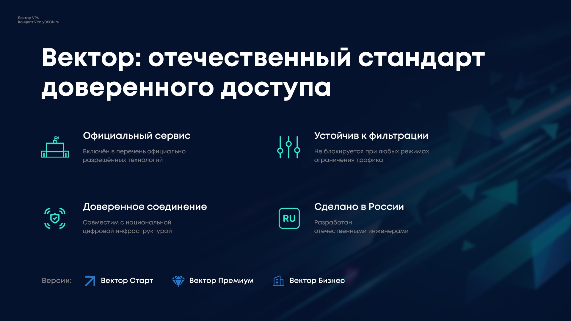 4 «Позиционирование Вектор VPN как отечественного стандарта доверенного доступа»